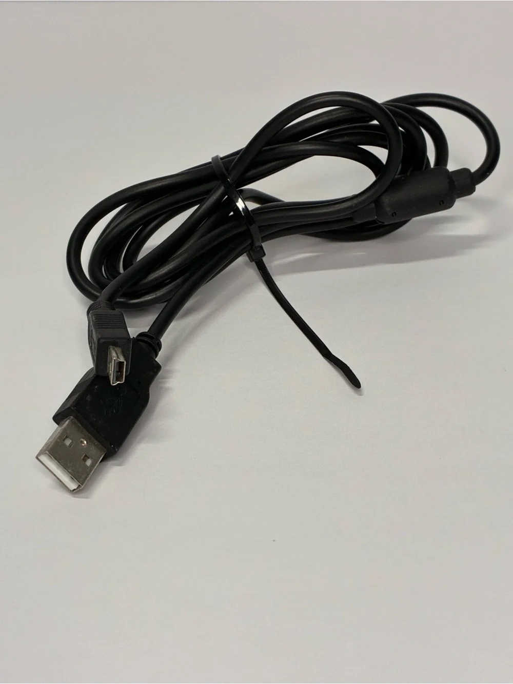 Black USB to Micro-USB Charging Cable